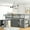 Gray, variant on White Twin Size - Under - Bed Fort and Desk - Family Playroom - Fun and Function