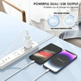 thumbnail image 3 of Wall Charger Compatible for iPhone Charger Cable 6ft, 2 Pack Dual Port USB Block Cube Adapter with Charging Cord Compatible for iPhone 14/13/12/11 XS/XS Max/XR/X 8/7/6 Plus SE,iPad,Case, 3 of 7