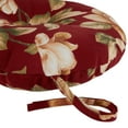 thumbnail image 3 of Greendale Home Fashions Roma Floral 18'' Outdoor Bistro Chair Cushion, Set of 2, 3 of 6
