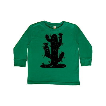 

Inktastic Distressed Cactus Gift Toddler Boy or Toddler Girl Long Sleeve T-Shirt