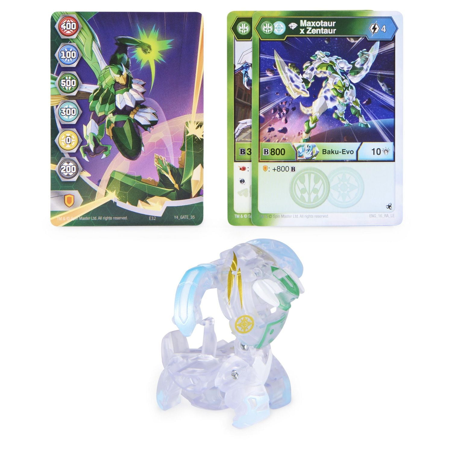 Bakugan Legends, Maxotaur X Zentaur, Figurine articulée de 5,1 cm et carte à collectionner, jouets pour garçons à partir de 6 ans