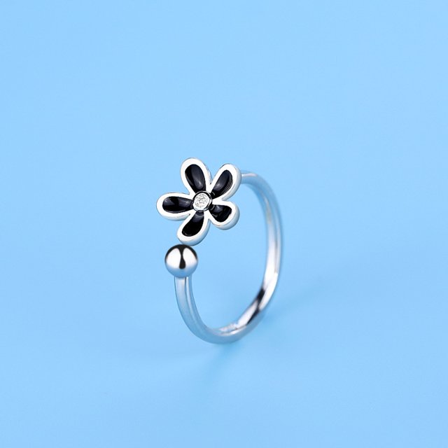 Anillo de Plata de Ley 925 con circonita AAA, simplicidad ajustable, accesorios de joyería exquisitos para mujer, regalo de fiesta de boda