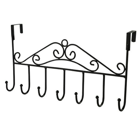 

YMILEMY Door Rear Behind Hook Wall Mounted Storage Hanger Hook Wrought Iron Hooks for Home Bedroom Bathroom Hat Coat Clothes Organizer