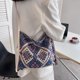 thumbnail image 2 of Yunnan estilo étnico tejido bolso de hombro portátil bolsos de lona (blanco) Likrtyny Para estrenar, 2 of 8