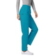thumbnail image 3 of Adar Universal Scrubs For Women - Tapered Utility Cargo Scrub Pants - 503 - Teal Blue - 2X, 3 of 7