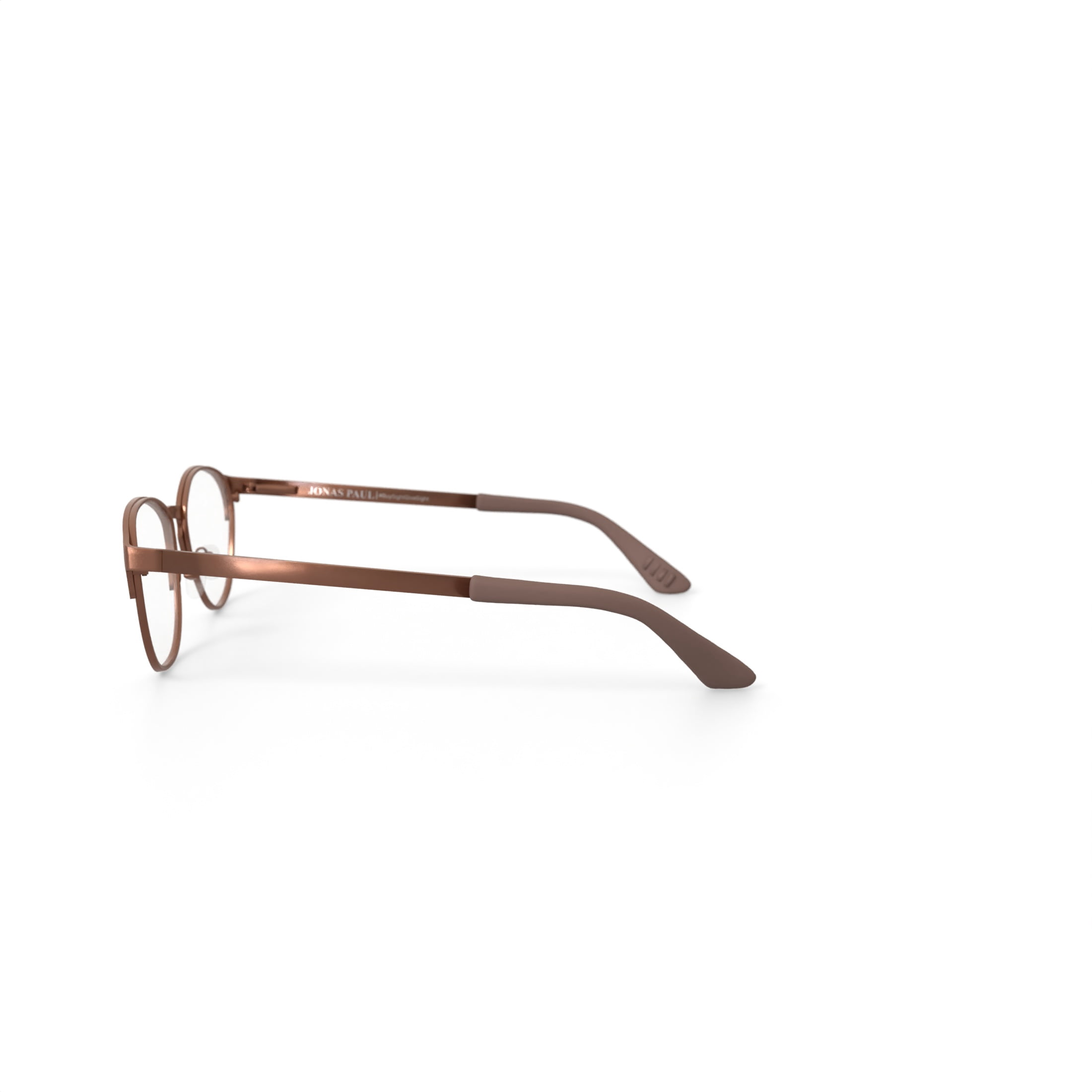 Jonas Paul Youth Solomon/Sophie Round Prescription Eyeglasses with Case, Gold