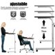 thumbnail image 4 of Mesa Auxiliar con Ruedas para Sala y Dormitorio - Altura Ajustable - Ideal para Laptop, Sofá y Café - Diseño Moderno y Minimalista (Negro), 4 of 4