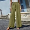 thumbnail image 5 of WCMZJ Womens Pants High Split Snap Button Casual Wide Leg Pant Solid Color Running Athletic Lounge Yoga Sweatpants, 5 of 6