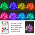 thumbnail image 2 of Guirnalda de luces LED que cambian de color, 16.4 pies, paquete de 2, 2 of 6