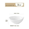 thumbnail image 2 of MALACASA, Series Ramekin, 12-Piece 4.3" Ceramic Cream White Dishes Dinnerwear Sets, 2 of 7