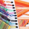thumbnail image 4 of 30Pcs Bolsas de Malla con Cremallera, 10 Colores Bolsas de Archivo, Bolsa con Cierre Cremallera, Carpeta Plastico Impermeable, Bolsas de Documentos de Malla, para Oficinas Suministros, 4 of 5