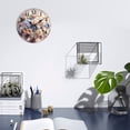thumbnail image 4 of Wall Clock Silent without Ticking-Flower Romantic Pattern Funny Living Room and Kitchen Wall Clock, Battery Powered, Suitable for Home/Office/Classroom/School, 4 of 6