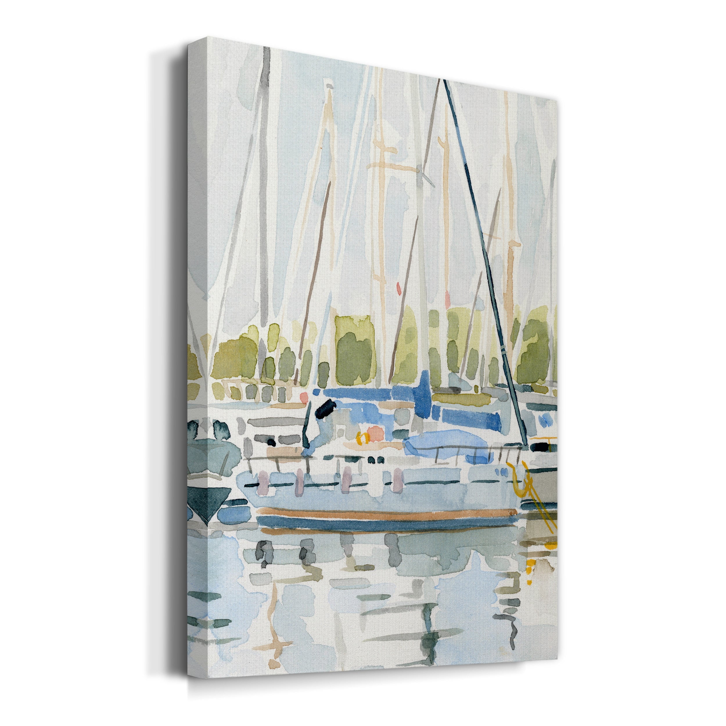 By the Bay II Premium Gallery Wrapped Canvas - Ready to Hang