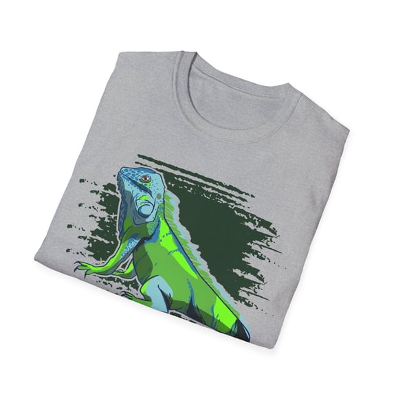 Tropic Reptile Zoo Keeper Gift Idea Iguana Unisex Softstyle T-Shirt