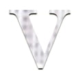 thumbnail image 1 of Billuyoard Pegatina de espejo con letras en inglés, pegatinas con espejo acrílico 3D del alfabeto, papel tapiz para decoración del hogar y Decoración del hogar Plata letra V, 1 of 3