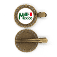 thumbnail image 1 of Drapeau National du Mexique Hairpin Modèle Broche Coiffure Pince à Cheveux Barrette, 1 of 3