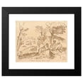 thumbnail image 2 of George Knapton 24x20 Black Modern Framed Museum Art Print Titled - Desert Scene (1740), 2 of 5