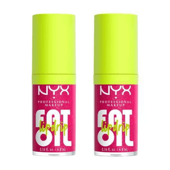 NYX Professional Makeup Fat Oil Lip Drip Gloss - Supermodel 2 Pack