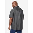 thumbnail image 3 of KingSize Men's Big & Tall Wrinkle-Resistant Short Sleeve Button Down, 3 of 5