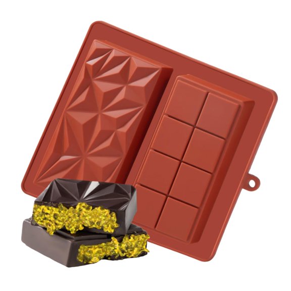 Chocolate Mould Silicone Dubai Chocolate Mould, Chocolate Deep Chocolate Mould, Chocolate Bar Mould for Chocolate, Chocolate, Sweets
