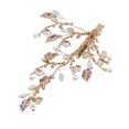 thumbnail image 1 of Perlas Rhinestone Side Hair Clip boda nupcial fiesta pelo joyería oro Sunnimix Boda nupcial pinza para el cabello, 1 of 8