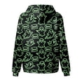 thumbnail image 4 of KPOPLK Hoodies for Teen Girls Long Sleeve Cute Halloween Sweatshirts Hooded Graphic Print Sweatshirt Preppy Clothes Fall Winter Orange,Size 11-12 Years, 4 of 6