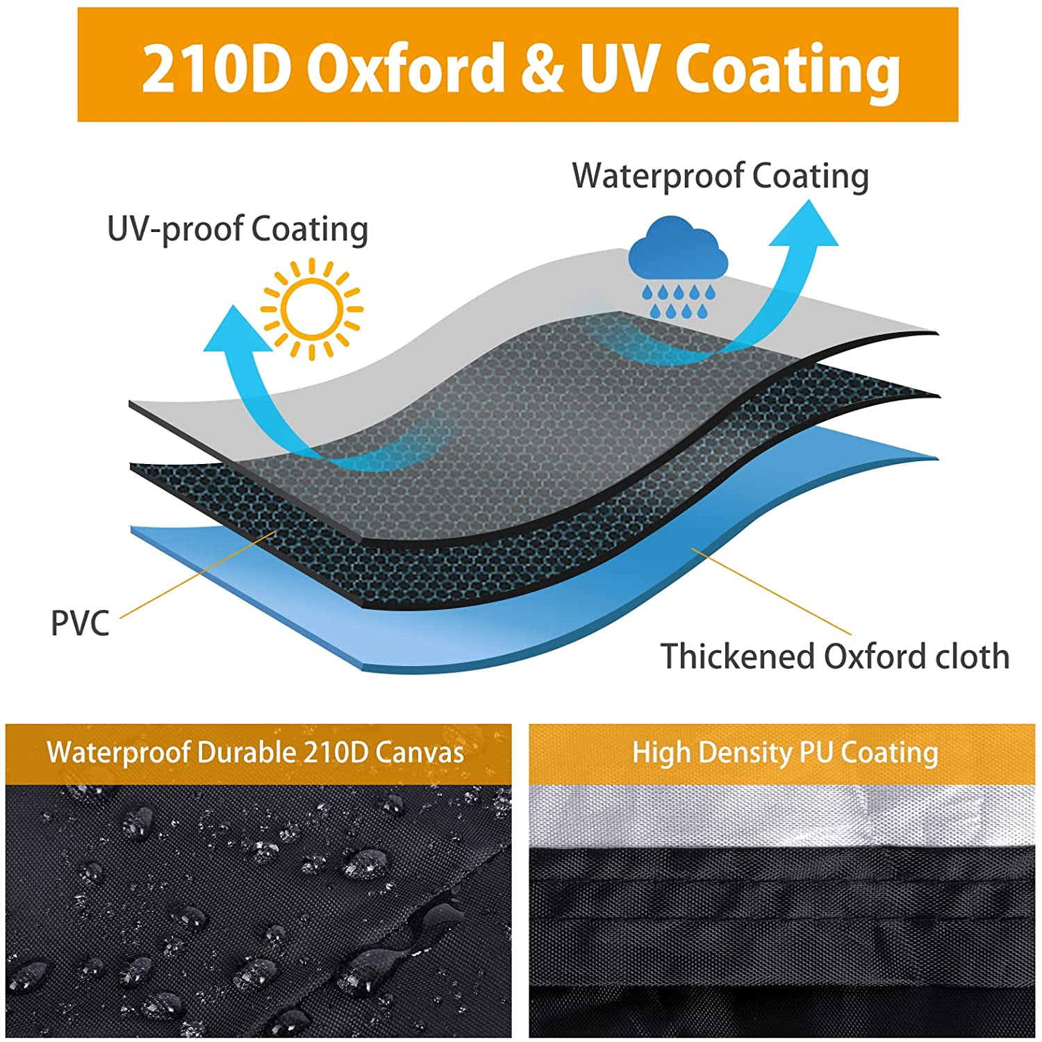 Motorcycle Cover All Season Universal Weather Waterproof Motorbike Cover with Lock-Holes & Storage Bag XXL Motorcycles Vehicle Cover for Harley Davidson, Honda, Suzuki, Kawasaki, Yamaha