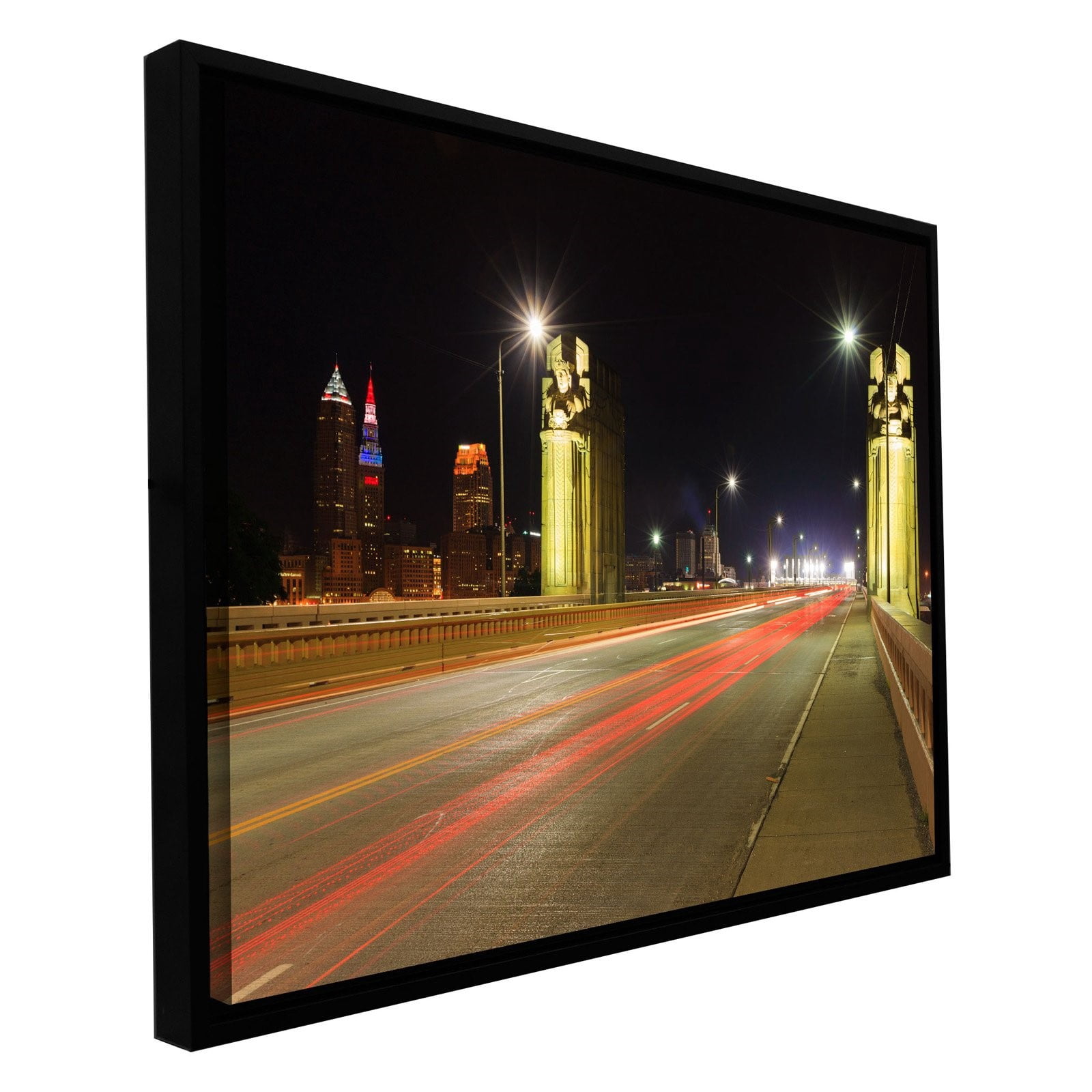 Cody York "Cleveland 7" Floater-Framed Gallery-Wrapped Canvas