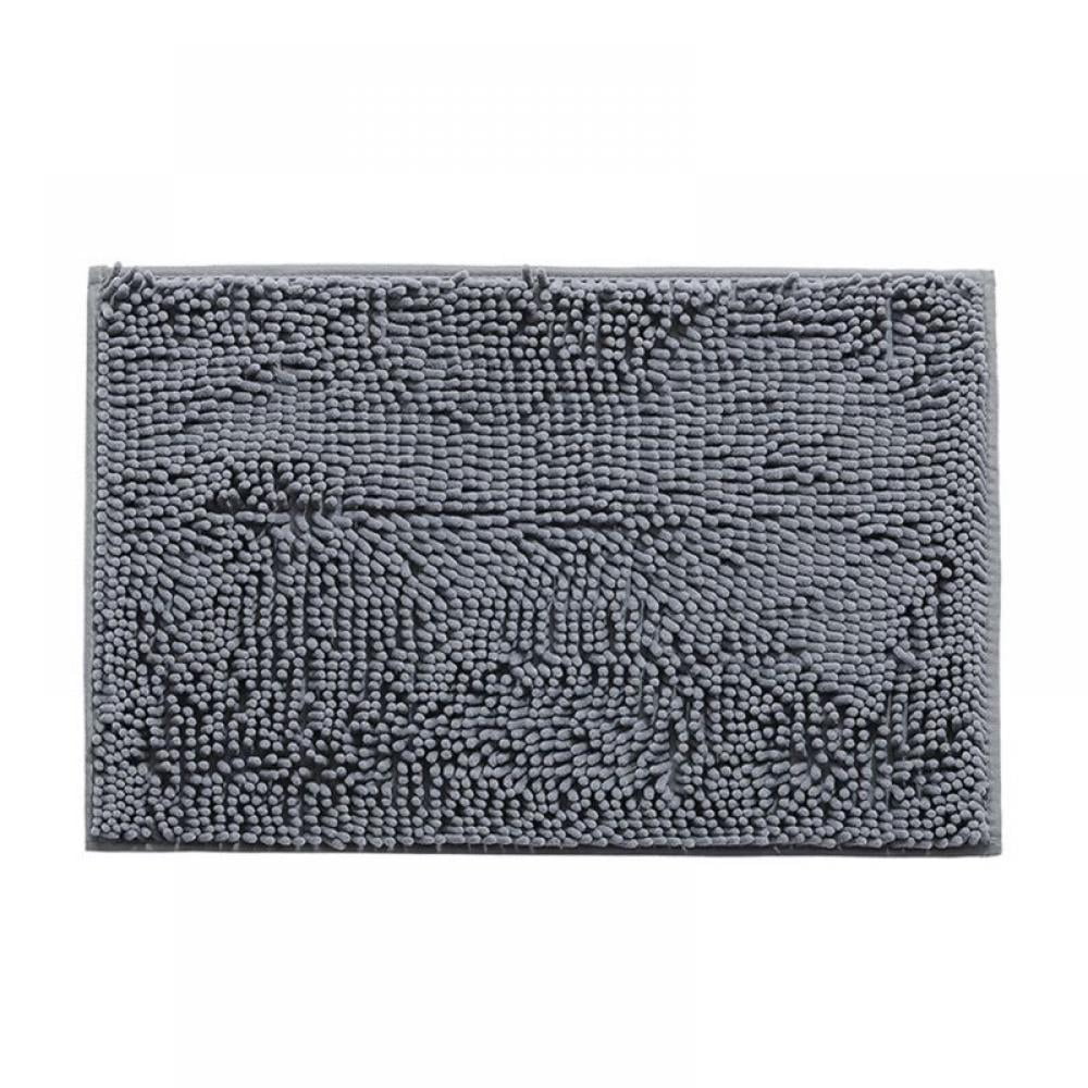 Details about   Chenille Bathroom Carpet Coarse Wool Shower Mat Microfiber Floor Anti-skid Pad 