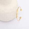thumbnail image 4 of Custom Name Cuff Bracelet Bangle Stainless Steel Personalized Name Bracelet 18K Gold Plated Name Cuff Bangle Customized Jewelry Gifts for Women, 4 of 5
