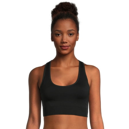 Avia Medium Support Seamless Racerback Sports Bra, Women's & Women's Plus, Sizes S-3XL