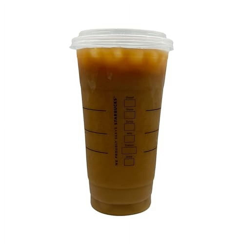 [50 Sets] Starbucks Disposable Coffee Cups with Lids (26oz Venti) - To Go Cold Coffee Cup, Plastic Cups, Iced Coffees Bar Supplies