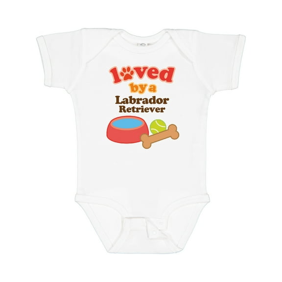 Inktastic Labrador Retriever Loved by a Boys or Girls Baby Bodysuit