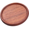 thumbnail image 7 of 3.5 Inch Square Wooden Coasters Grooved Chocolate Natural Sandalwood Cup Holder Heat Resistant Thermal Insulation Pads Tabletop Protection Wood Coffee Cup Mug Mat Saucers for Drinks Bar Home, 7 of 7