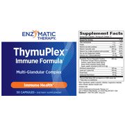 Angle View: Enzymatic Therapy ThymuPlex Immune Formula Capsules, 50 Ct