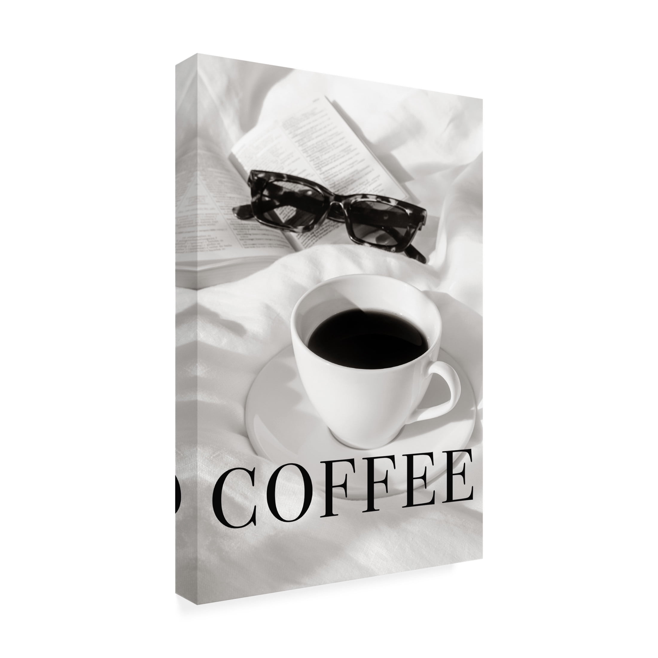 Trademark Fine Art Pictufy Studio III Coffee in Bed Canvas Wall Art