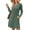 Green, variant on SIEANE Womens Long Sleeve Sweater Dresses V Neck Casual Fall Dresses With Pockets S-XXL
