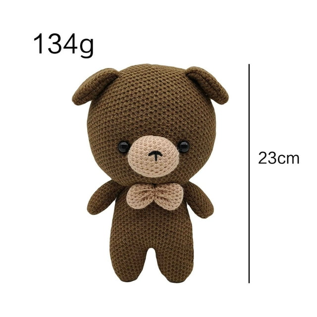 Ganchillo, amigurumi, muñeca de figura de muñeca de ganchillo hecha a mano