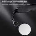 thumbnail image 3 of Visland 1 Pair Bicycle Handlebar Mount Rearview Mirror 360-Degree Rotation Universal Road Mountain Bike Grip Handle End Mirror Bike Accessories, 3 of 8