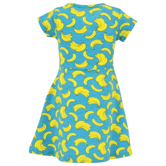Unique Baby - Unique Baby Girls Spring Summer Banana Dress (4T, Blue ...