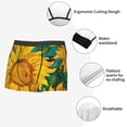 thumbnail image 5 of Rateoe Vibrant Sunflower Painting Mens Boxer Briefs Poly Spandex Performance Boxer Briefs Underwear Hem Boxer Briefs - XX-Large, 5 of 8