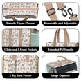 thumbnail image 3 of Teacher Tote Bag,Shih Tzu Dog Teacher Utility Tote Bag,Large Work Tote Bags for Women with Multiple Pockets,Top Zipper Closure,13.8x10.6x6.7 Inch, 3 of 5
