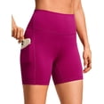 thumbnail image 1 of Shorts CRZ YOGA Butterluxe Biker tiro alto 5" con bolsillos L, 1 of 5