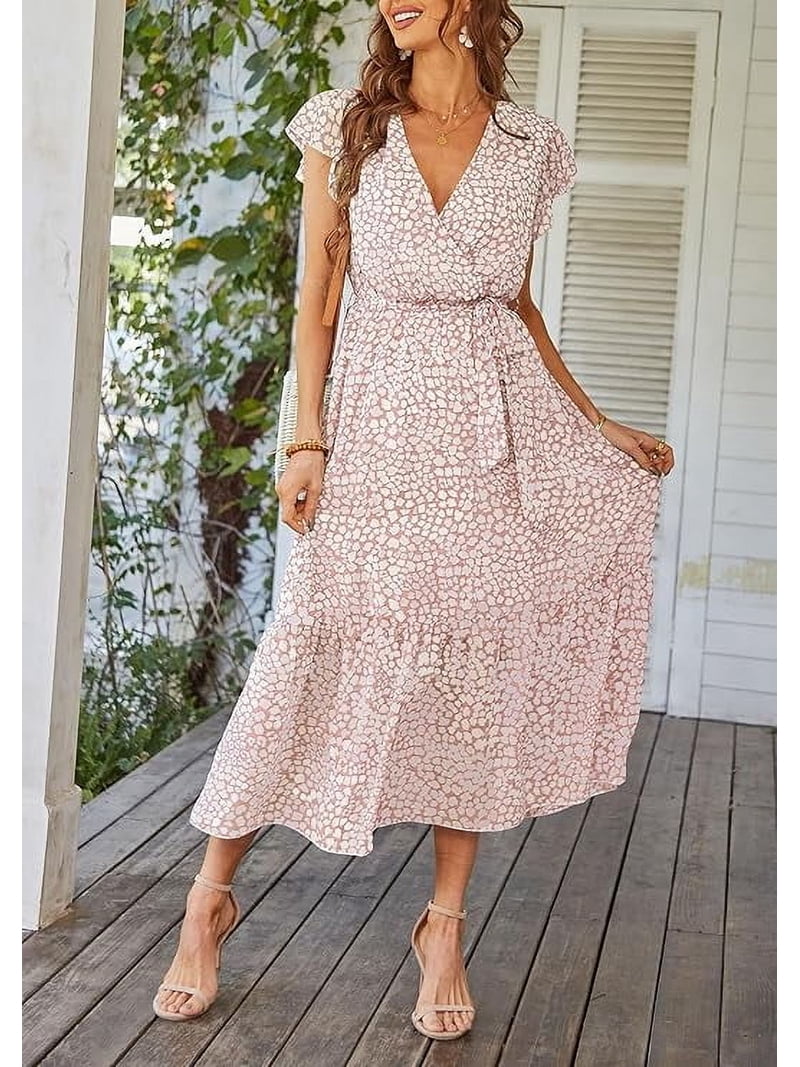 casual short maxi dress The Black V Neck Floral Sleeve detailed Size:L 8/10 inspired style designed to Diamond Gown