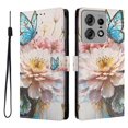 thumbnail image 1 of FOXDOCK Funda Tipo Cartera para Motorola Edge 50 Pro con Soporte y Correa – Diseño de Patrones Lindos, 1 of 6