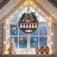 thumbnail image 6 of YingYouFu Easter Door Hanger, Wooden Welcome Sign with Green Plants, Handcrafted Farmhouse Wall Decoration for Front Door, Indoor Outdoor Festival Home Decor, Multicolor, 6 of 6