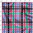thumbnail image 3 of Soimoi Japan Crepe Satin Fabric Check Check Printed Craft Fabric by the Yard 42 Inch Wide, 3 of 5