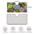 thumbnail image 4 of Plantas Suculentas Parasol para Parabrisas Delantero Protector Plegable, Visera Solar para Auto Bloquea Rayos UV Mantiene tu Vehículo Fresco140cm*76cm, 4 of 6