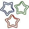 Baumgartens 24330 Star Vinyl Coated Paper Clips, Assorted Color - 20 Per Pack & Pack of 6
