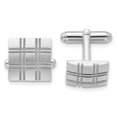 thumbnail image 1 of Double Square Cuff Links Link Collar Stay  For Dad Mens  For Him, 1 of 6